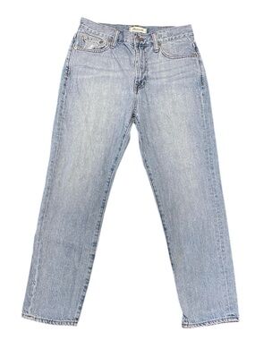 Madewell The Perfect Vintage Jean in Fitzgerald Wash Light Denim Classic Size 27